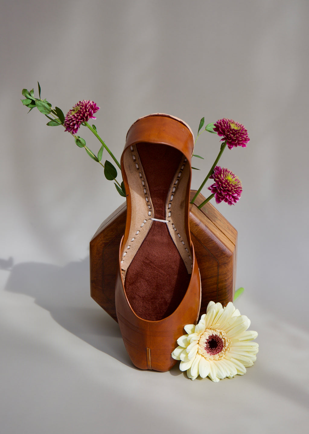NEW Brown Leather Khussa