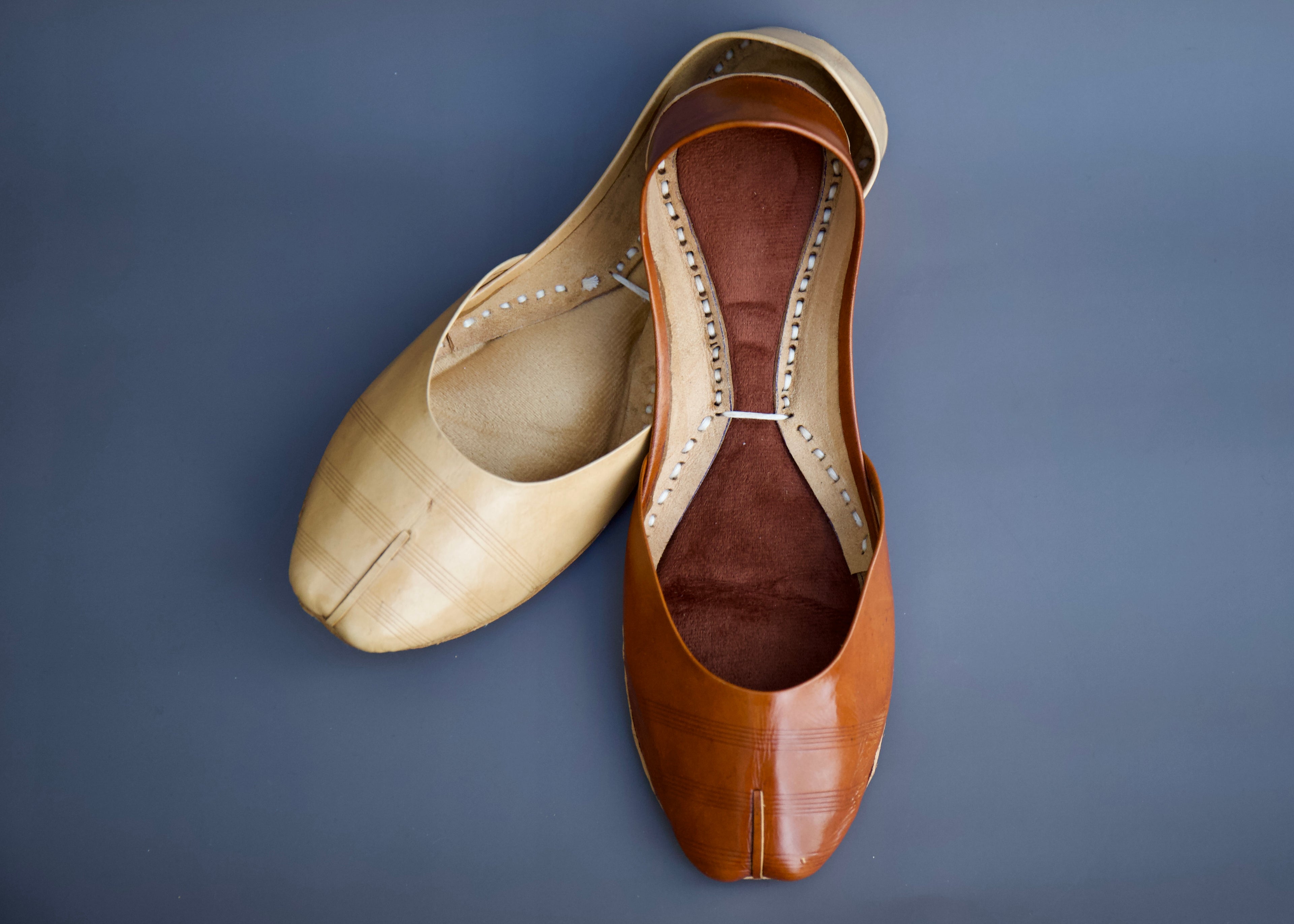 NEW Brown Leather Khussa