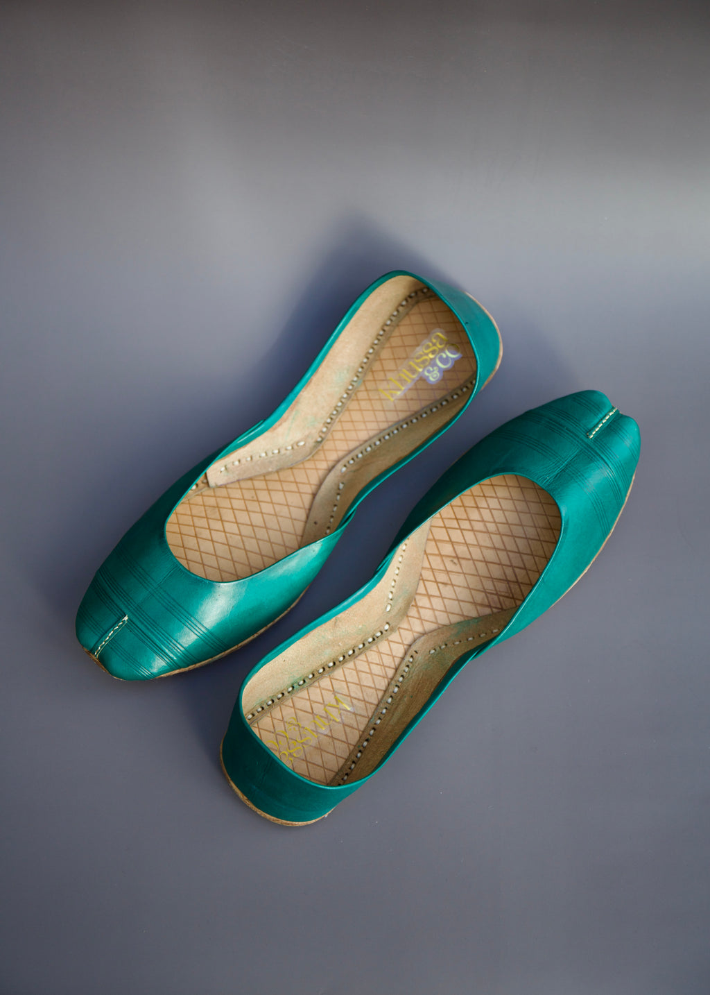 Green Leather Khussa