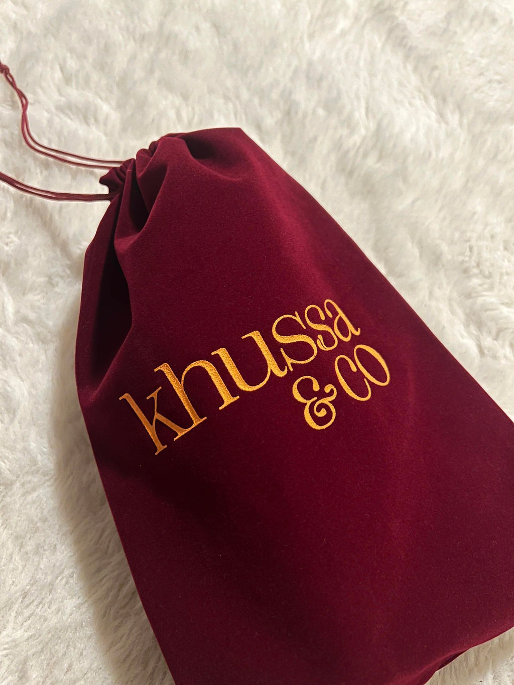 Khussa & Co Velvet dust bag